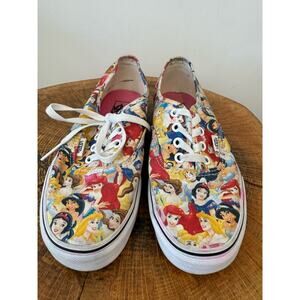 Vans x Disney Princess Sneakers Ariel Snow White Jasmine Cindarella Belle W7